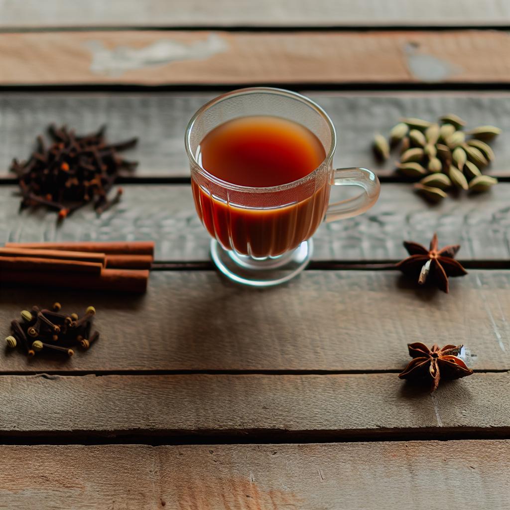 chai tea with spices