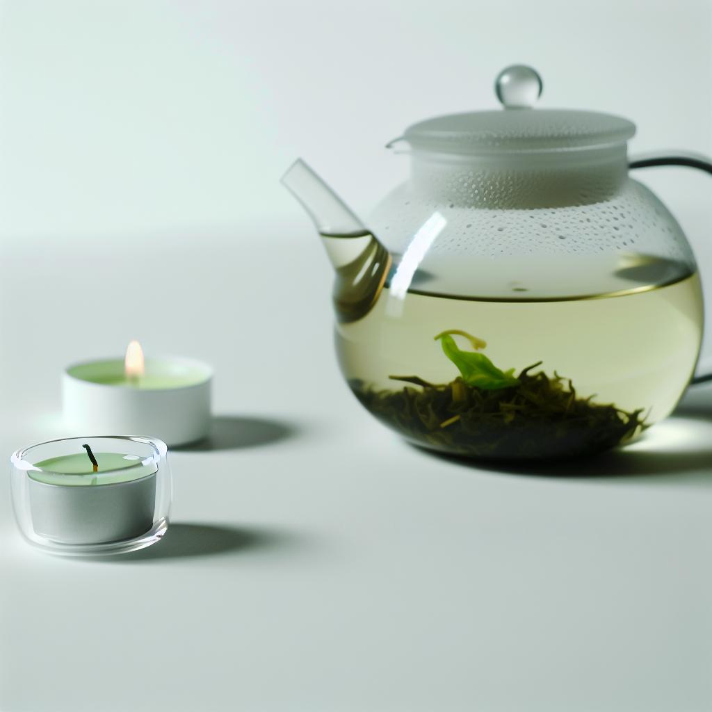green tea brewing